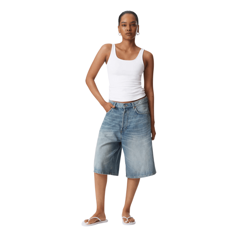 Astro Denim Loose Baggy Shorts