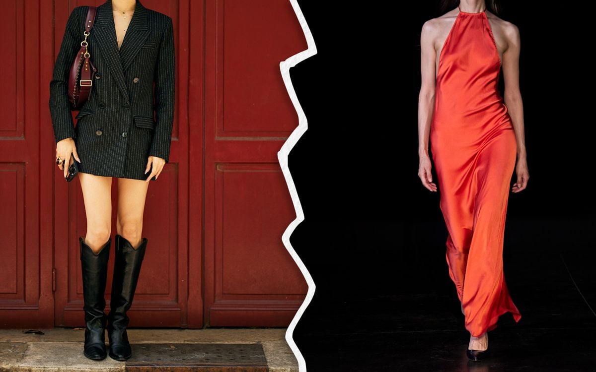 two models wearing break up divorce fashion