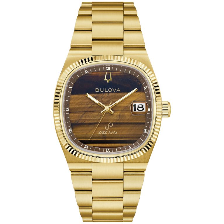 '80s retro watches, Bulova x Complecto Super Seville Stone Dial