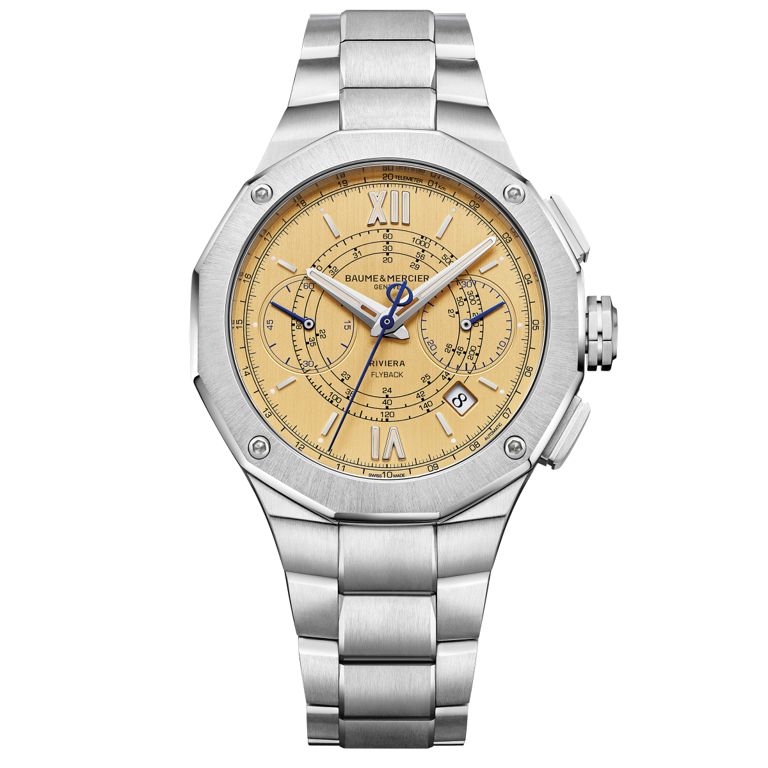 '80s retro watches, Baume & Mercier Riviera Chronograph Flyback M0A1082