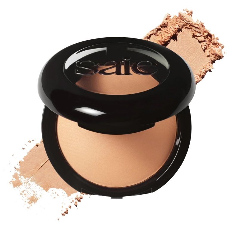 glowy not greasy butter skin makeup saie powder