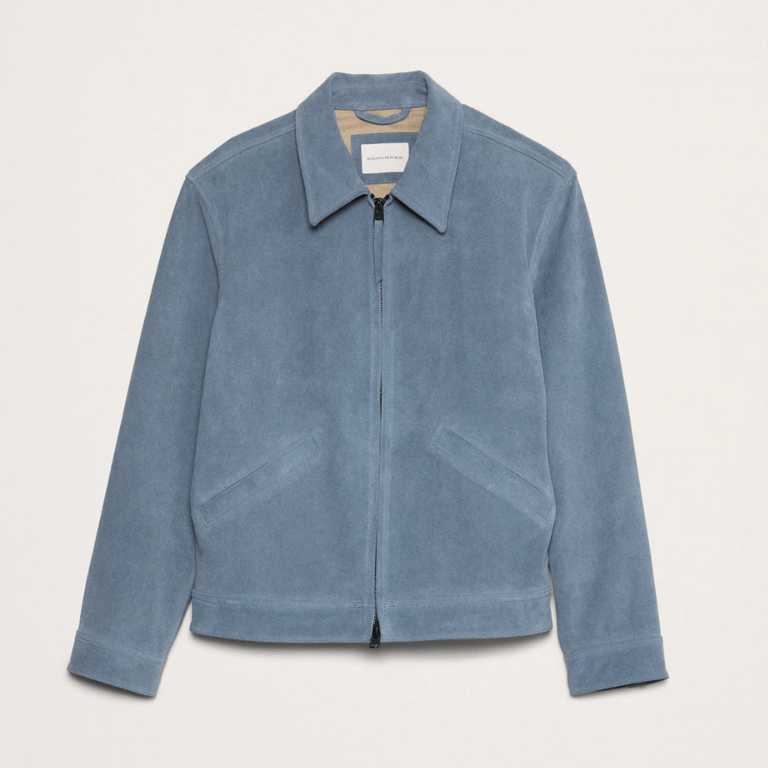Banana Republic Suede Garage Jacket