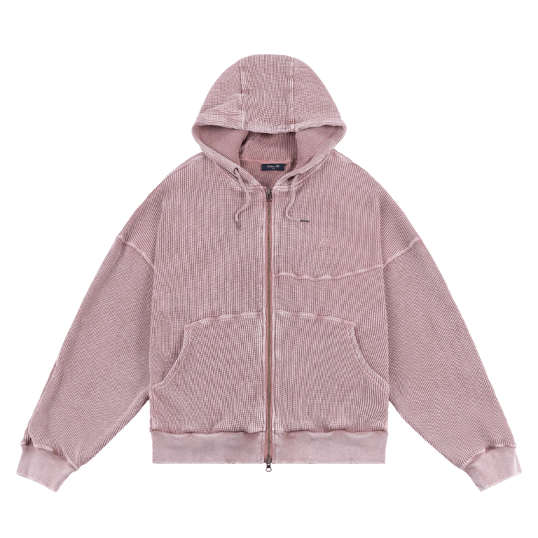 Dime Premium Waffle Zip Hoodie