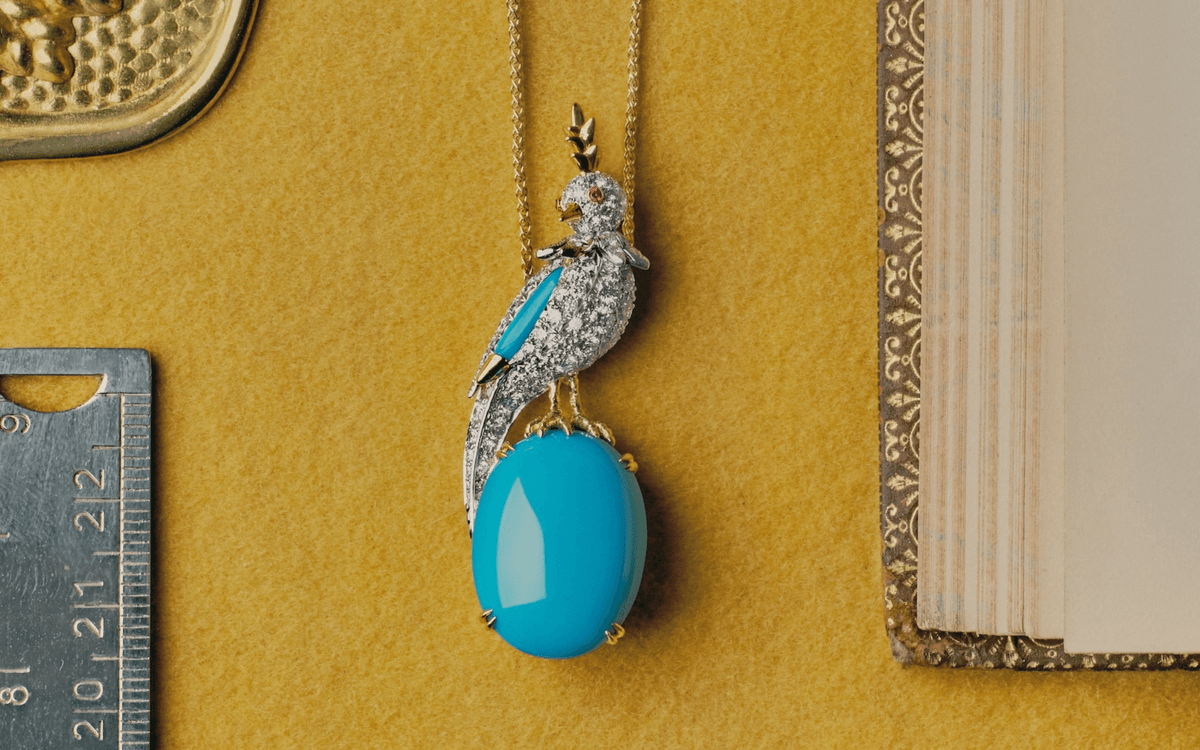 Tiffany & Co. Bird on a Rock necklace