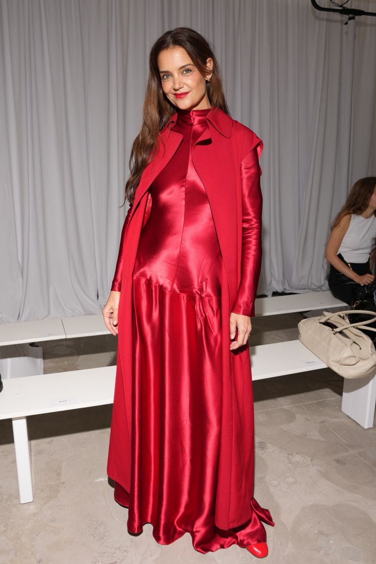 NEW YORK, NEW YORK - SEPTEMBER 12: Katie Holmes attends the FFORME S/S26 Show during September 2025 New York Fashion Week on September 12, 2025 in New York City.