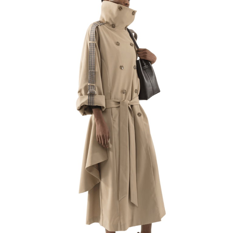 Arakii Drop Waist Trench Coat