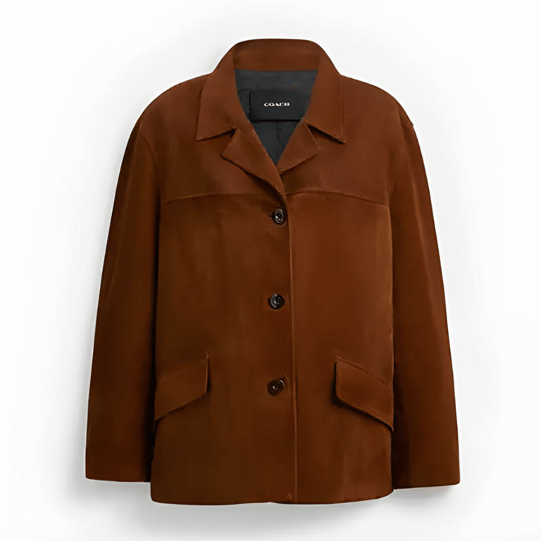 Coach Sculpted C-Suede Jacket
