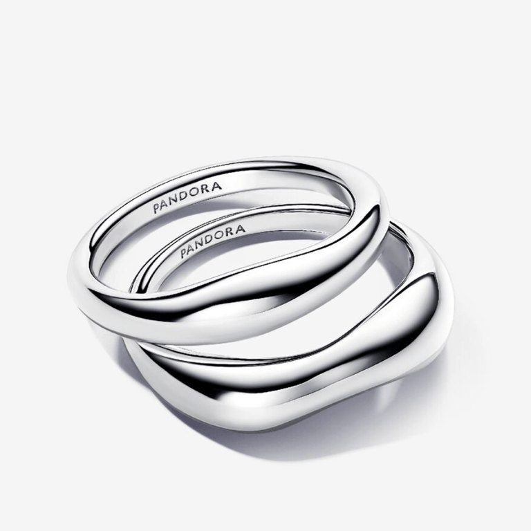 Pandora Sterling Silver Stacked Rings