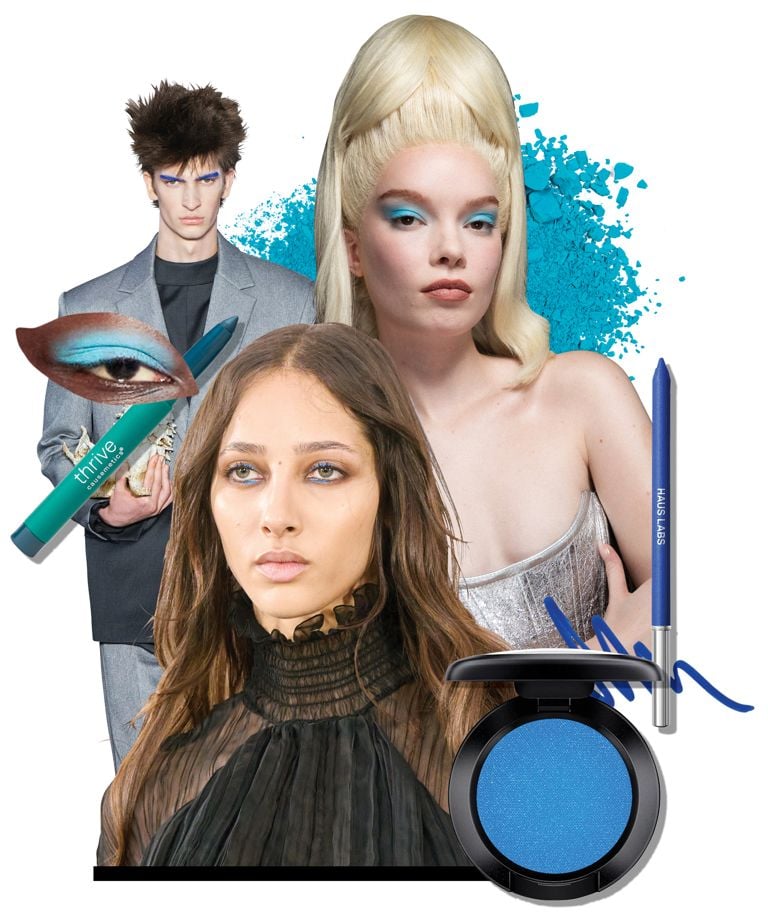 Fall Beauty Trends: Blues clues