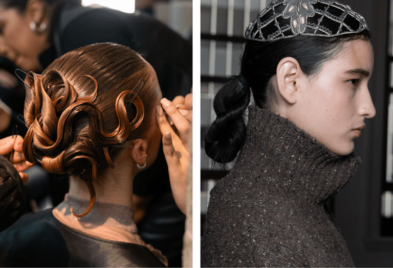 Fall Beauty Trends: updo, hair knot