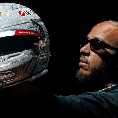 Lewis Hamilton's New Helmet Reflects His Statement-Making Style
