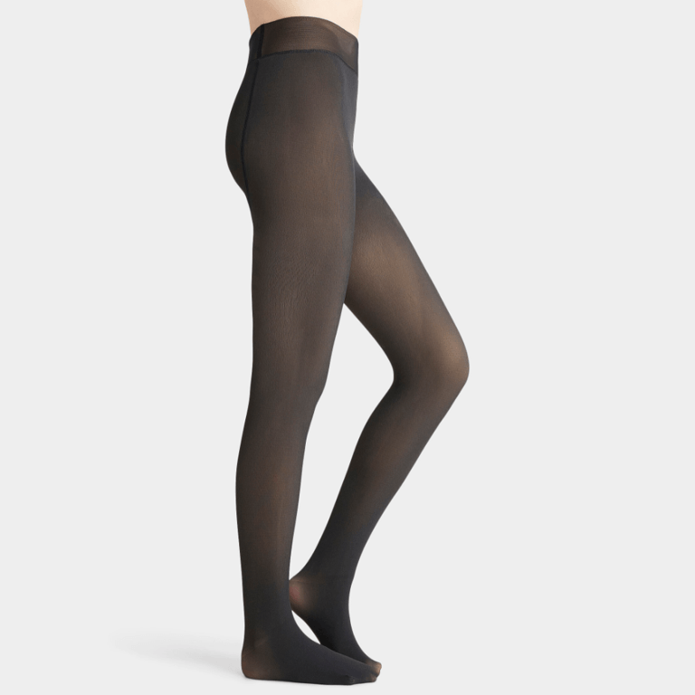 Simons Sheer-Effect Fleece-Lined Tights