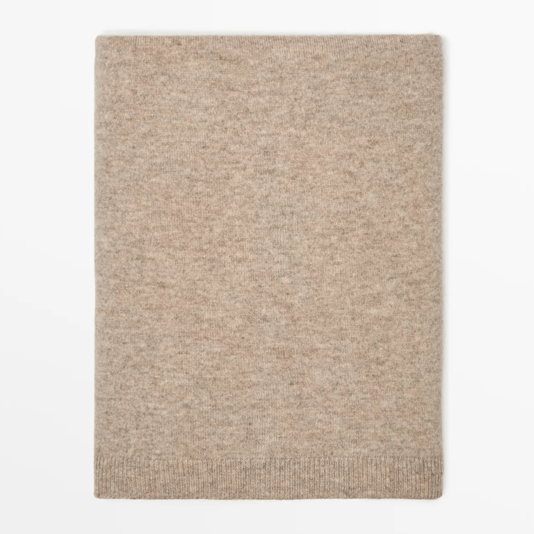 Massimo Dutti Fine Wool Blend Scarf