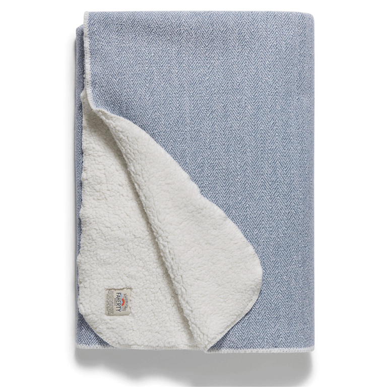Faherty Whitewater High Pile Fleece Blanket 