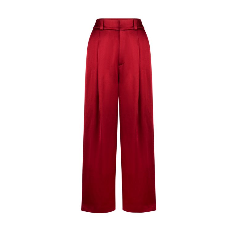 Cropped Pleated Trouser