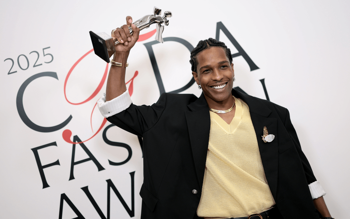 A$AP Rocky at the 2025 CFDA Awards