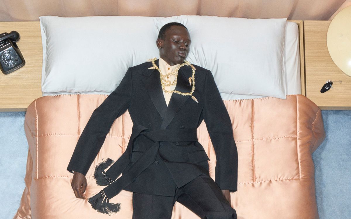 pyjama dressing menswear trend valentino