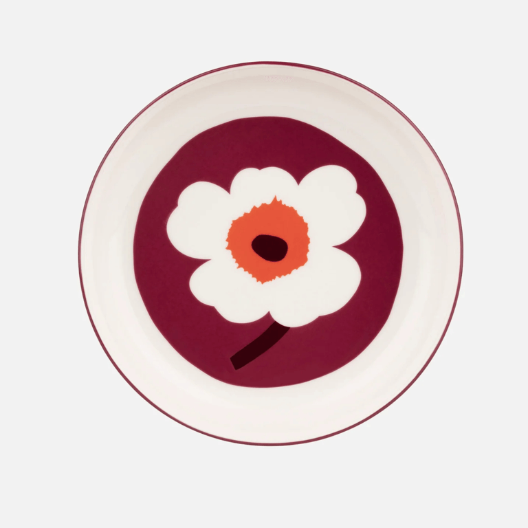 Marimekko Oiva / Unikko Plate