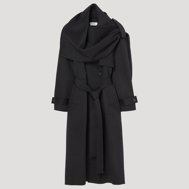 Róhe Oversized Classic Scarf Trench