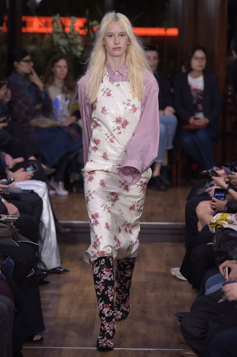 Vetements show, Spring Summer 2016, Paris Fashion Week home cook aprons