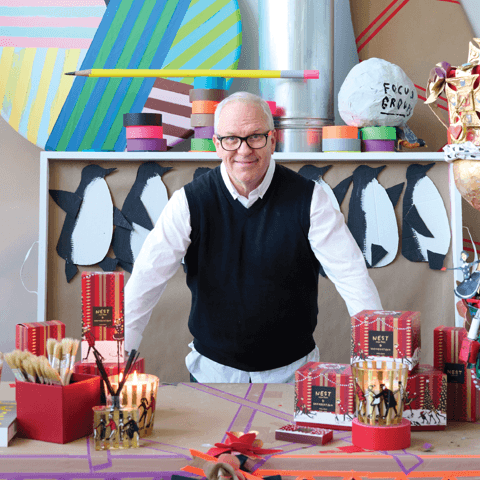 Donald Robertson’s Whimsical Take on NEST's Holiday Candles