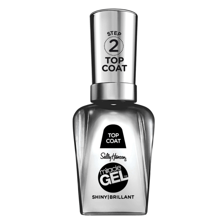 Sally Hansen Miracle Gel Top Coat in “Shiny”