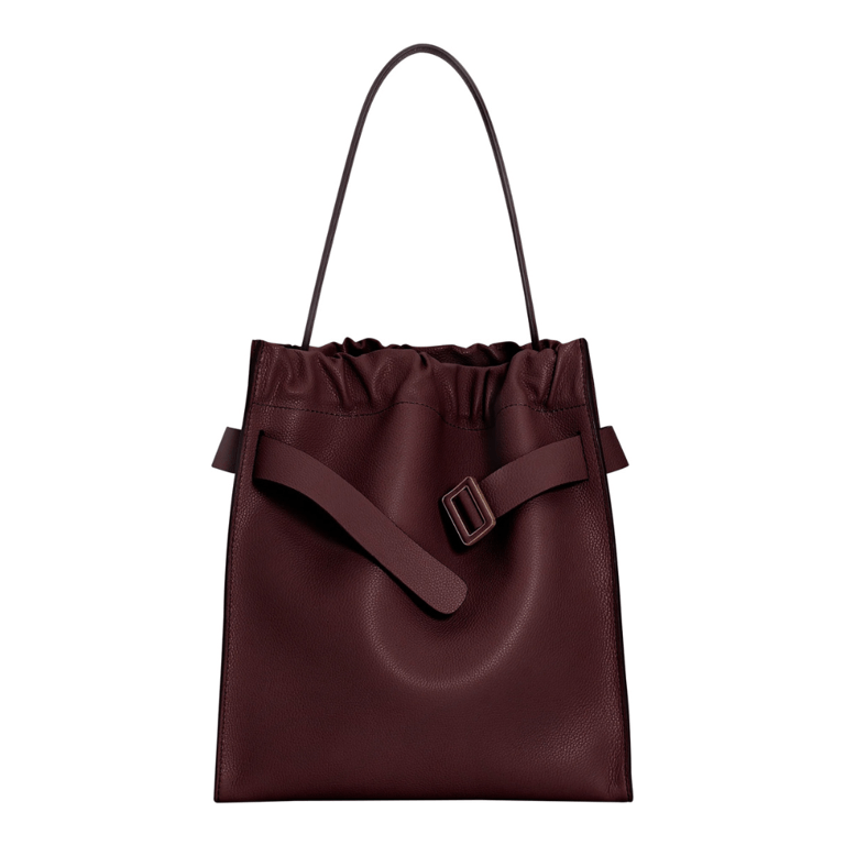 Boyy Scrunchy Tote Bag in Calfskin Leather