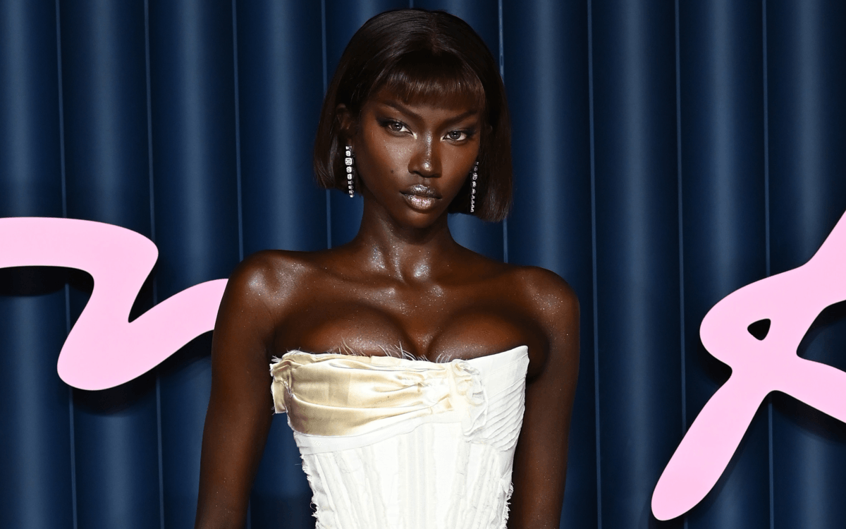 Anok Yai at the British Fashion Awards