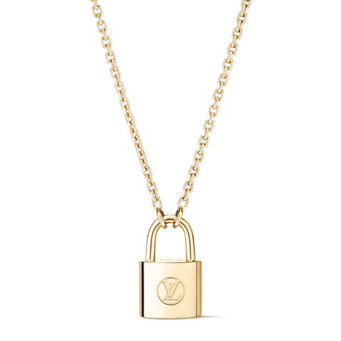 Louis Vuitton for Unicef Silver Lockit Gold Edition Pendant