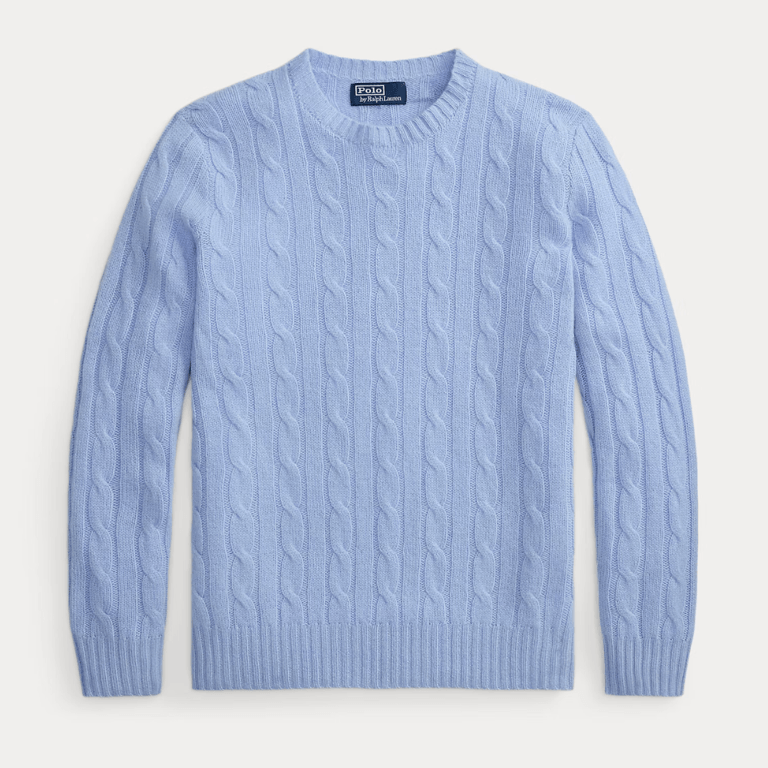 Ralph Lauren Cable-Knit Cashmere Sweater
