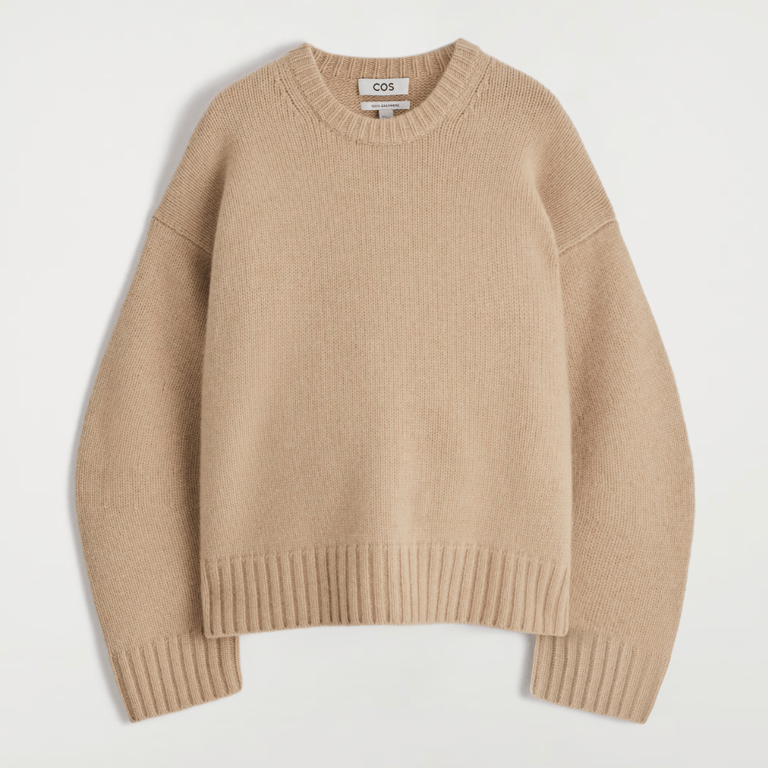 COS Chunky Cashmere Crewneck Jumper
