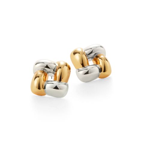 Jenny Bird Medium Woven Square Earrings