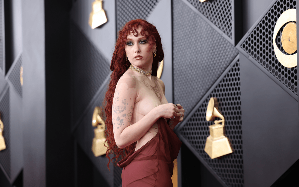 grammys red carpet 2026: chappell roan grammys dress