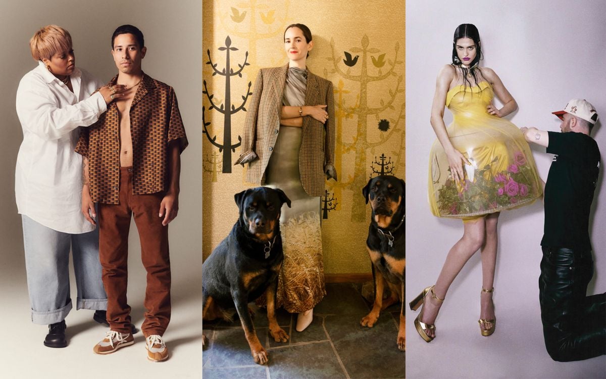 Stylists Courtney Mays, Karla Welch and Danyul Brown
