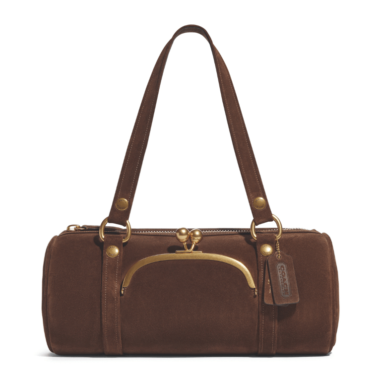 Coach Kisslock Barrel Bag