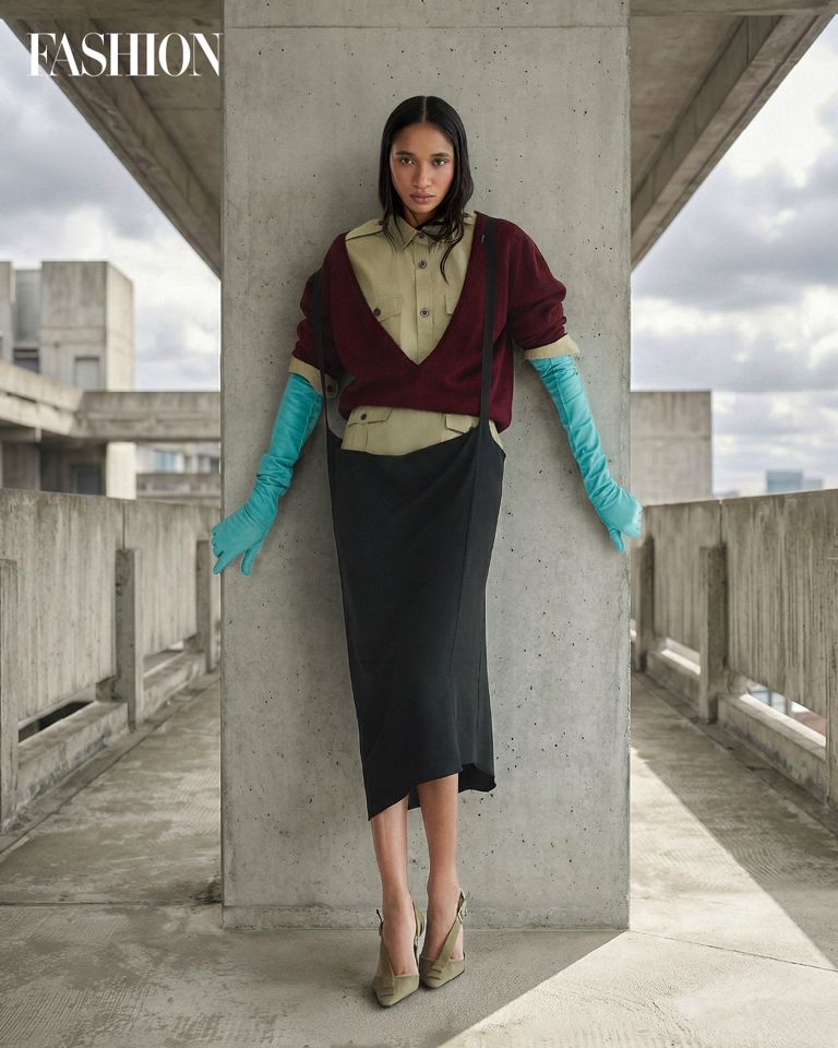 PRada spring 2026 colour blocking