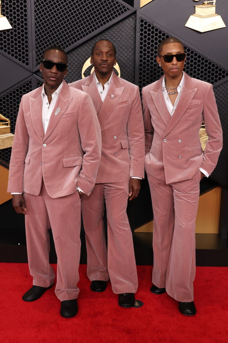 grammys red carpet 2026: malice, pusha t, pharrell in custom louis vuitton
