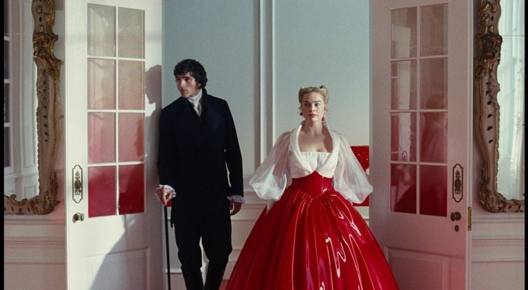 wuthering heights, margot robbie cathy fashion