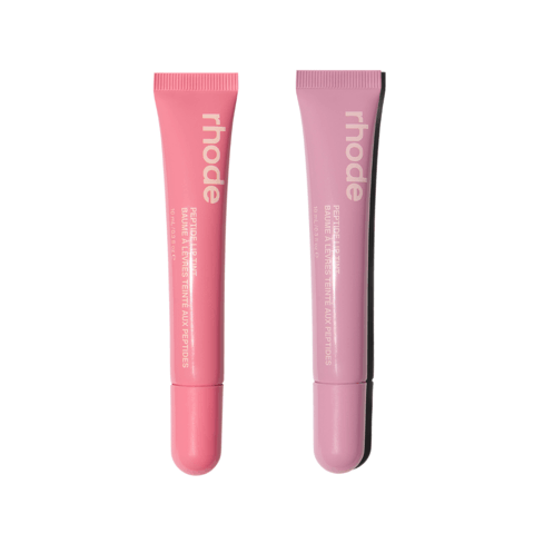 Rhode Peptide Lip Tint in "Sweet Pea" and "Pretzel"