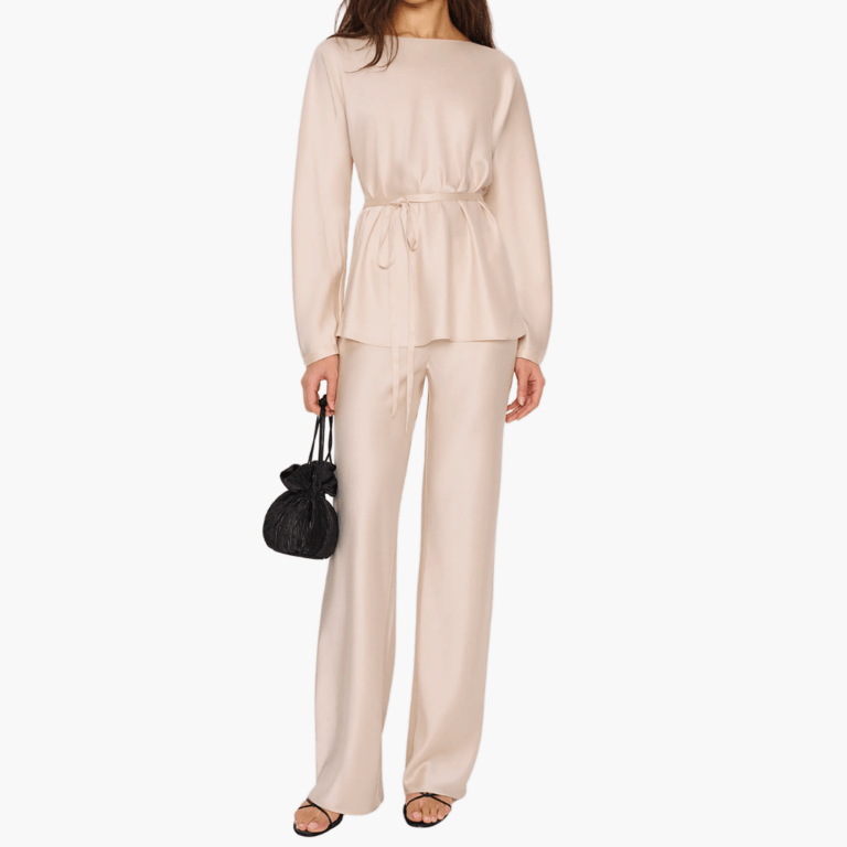 Reformation Satin Two Piece 