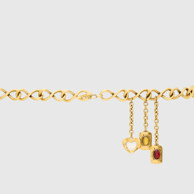 Saint Laurent Charm Chain Belt