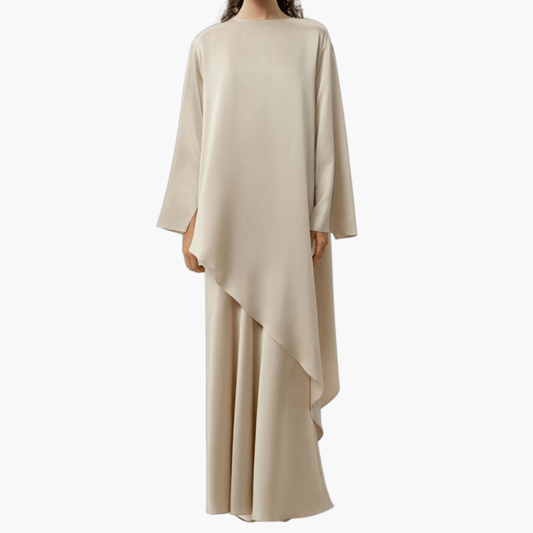 Lily Silk Charmeuse Asymmetrical Tunic 