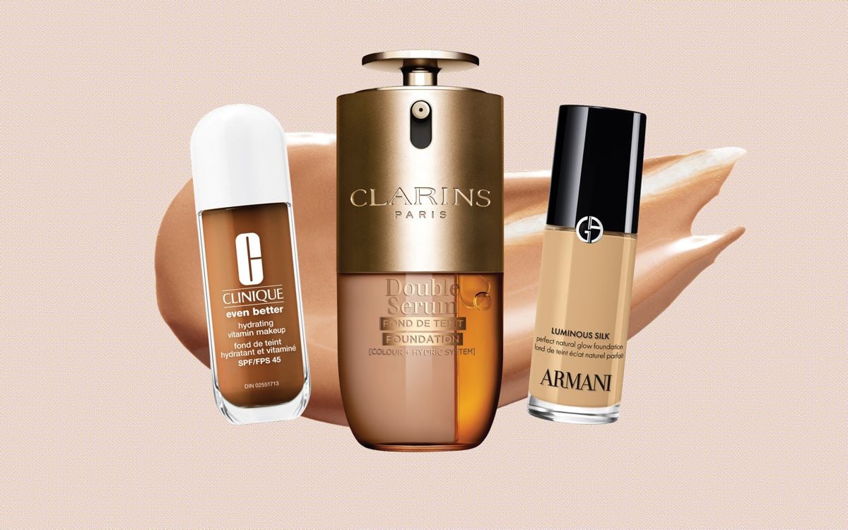 Best foundation 2026: Clinique Even Better Hydrating Vitamin Makeup SPF 45, Clarins Double Serum Foundation and Armani Luminous Silk Perfect Natural Glow Foundation for the best foundations of 2026