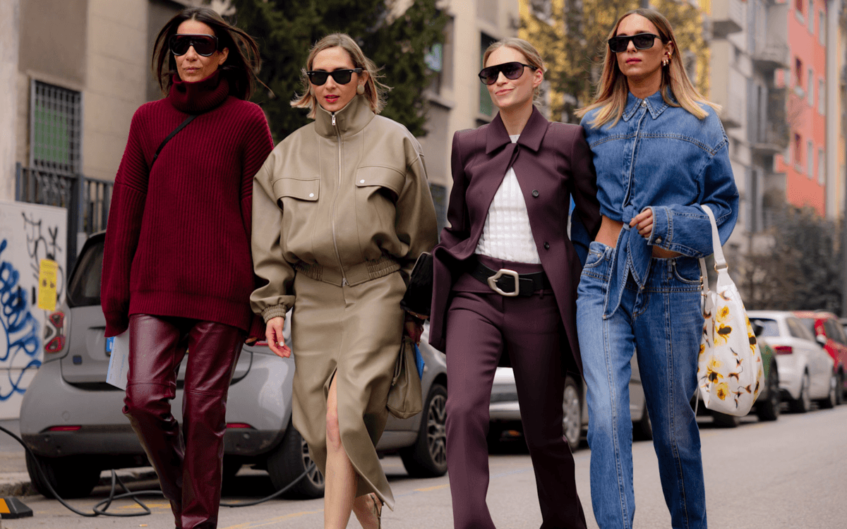 A group of women wear various spring jackets. best spring jackets