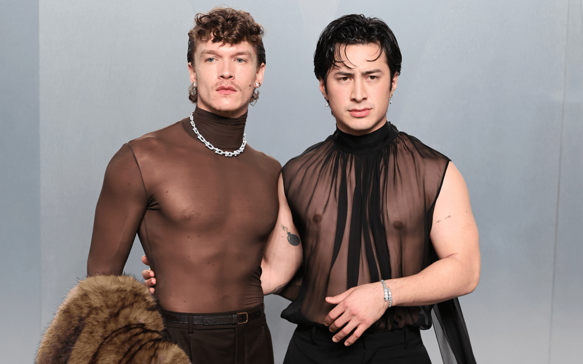 Connor Storrie and Hudson Williams Vanity Fair Oscar Party 2026