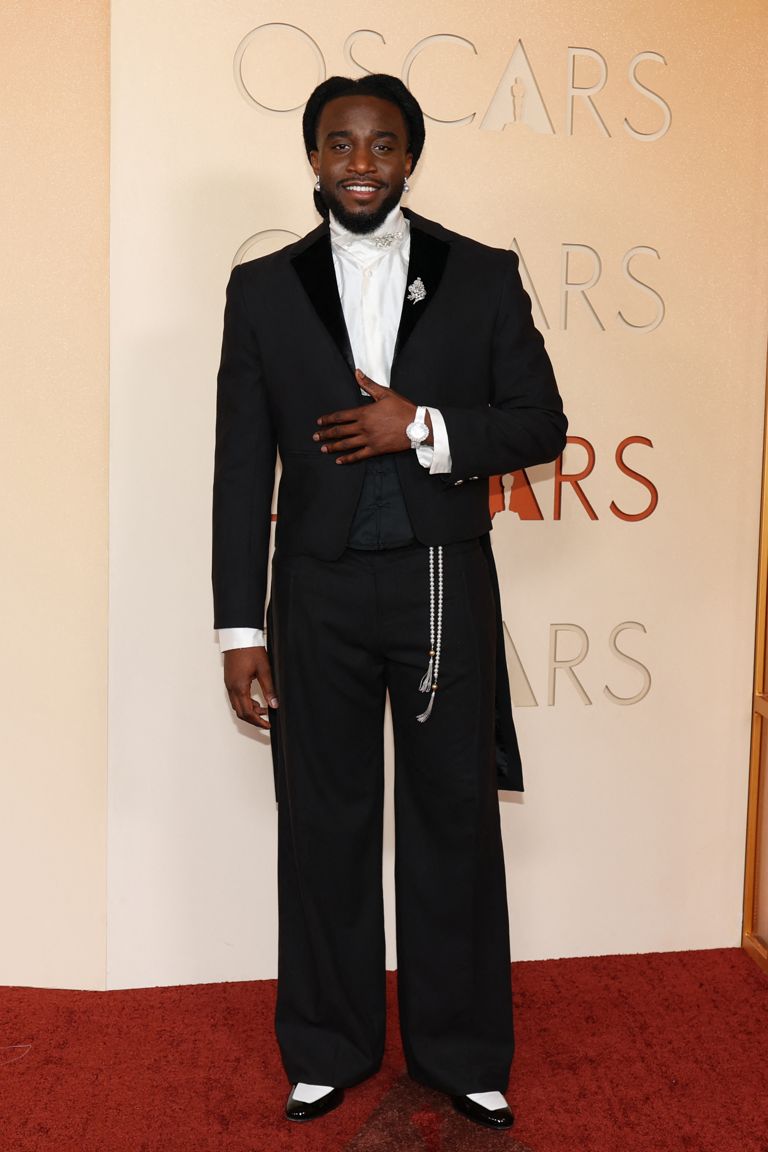 2026 Oscars Red Carpet fashion: Shaboozey in Campillo