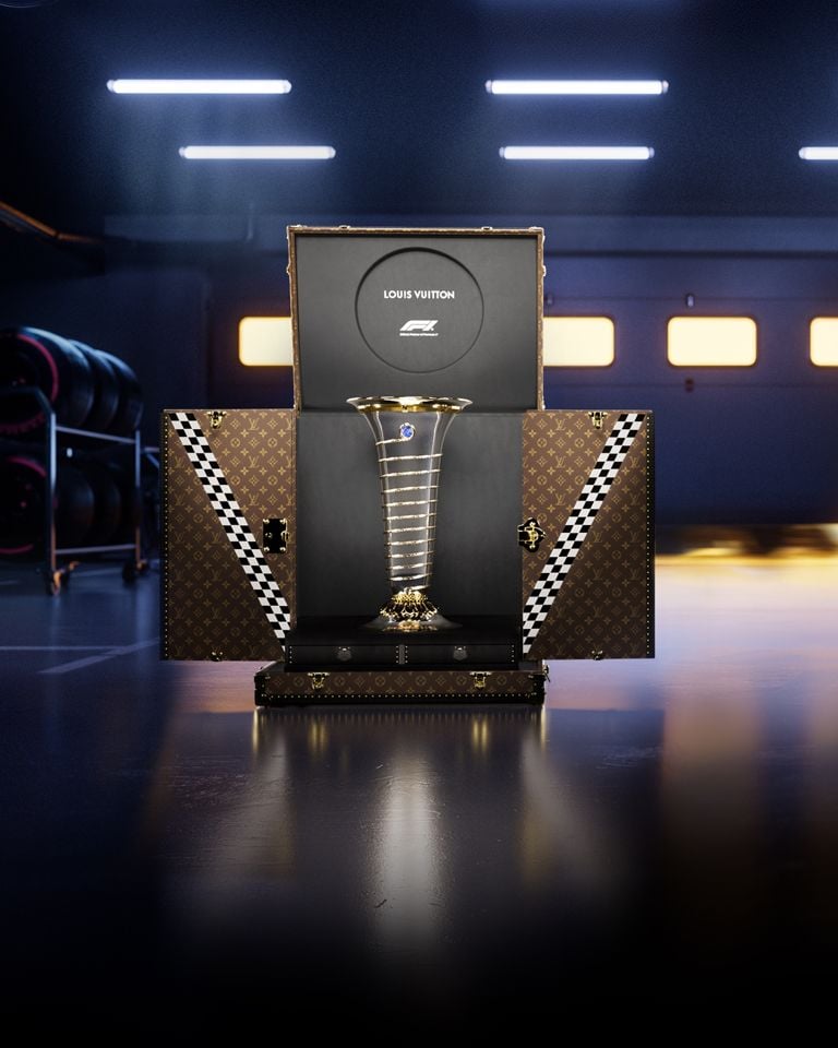 Louis Vuitton Formula 1 trophy trunk