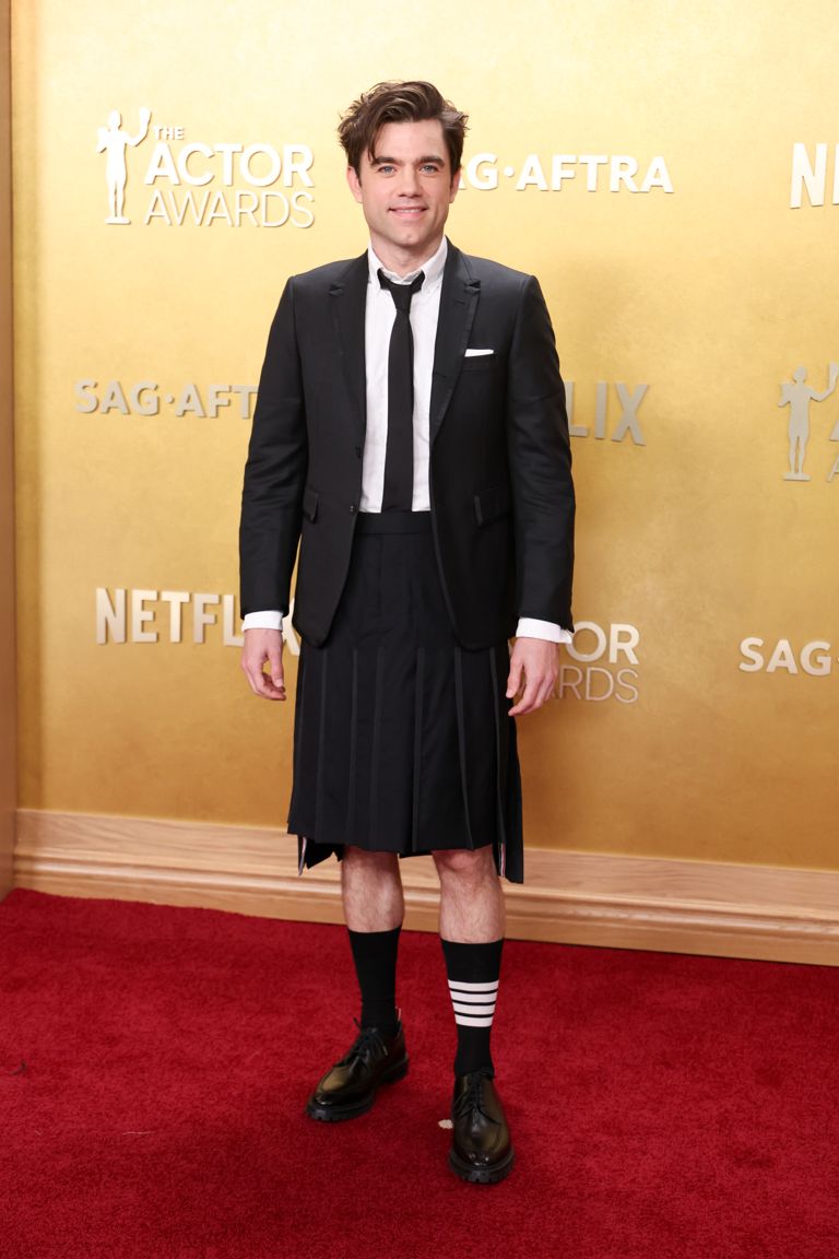 sag awards 2026, actor awards red carpet fashion: patrick ball