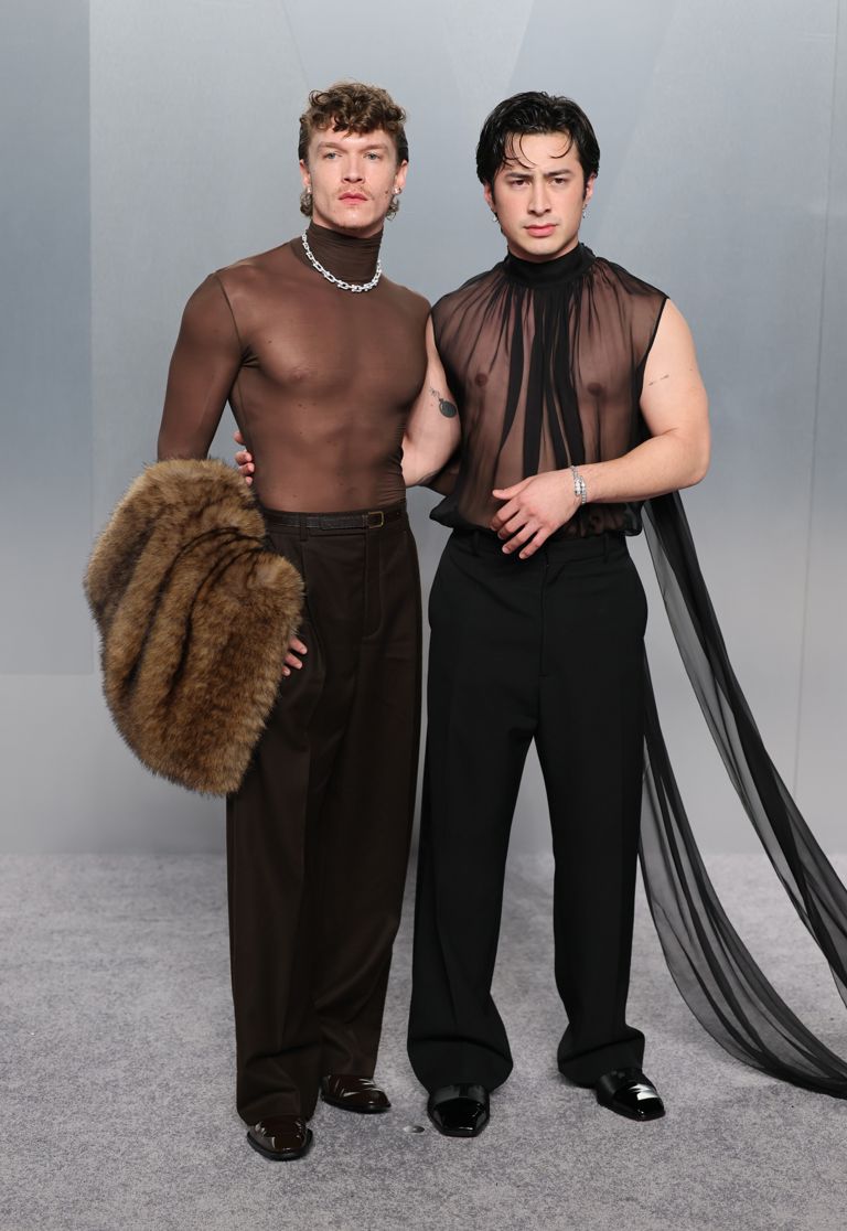 Connor Storrie and Hudson Williams Oscar Party