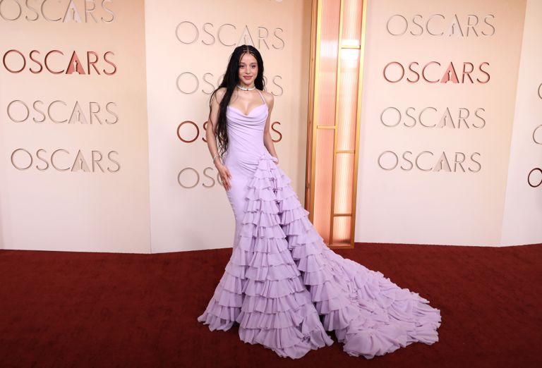 2026 Oscars Red Carpet fashion: Chase Infiniti in Louis Vuitton